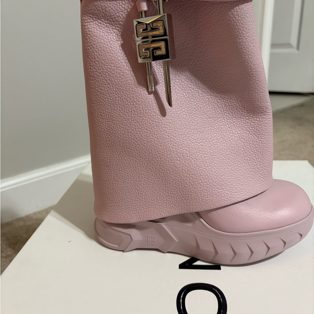 Givenchy Pink Heeled Boots